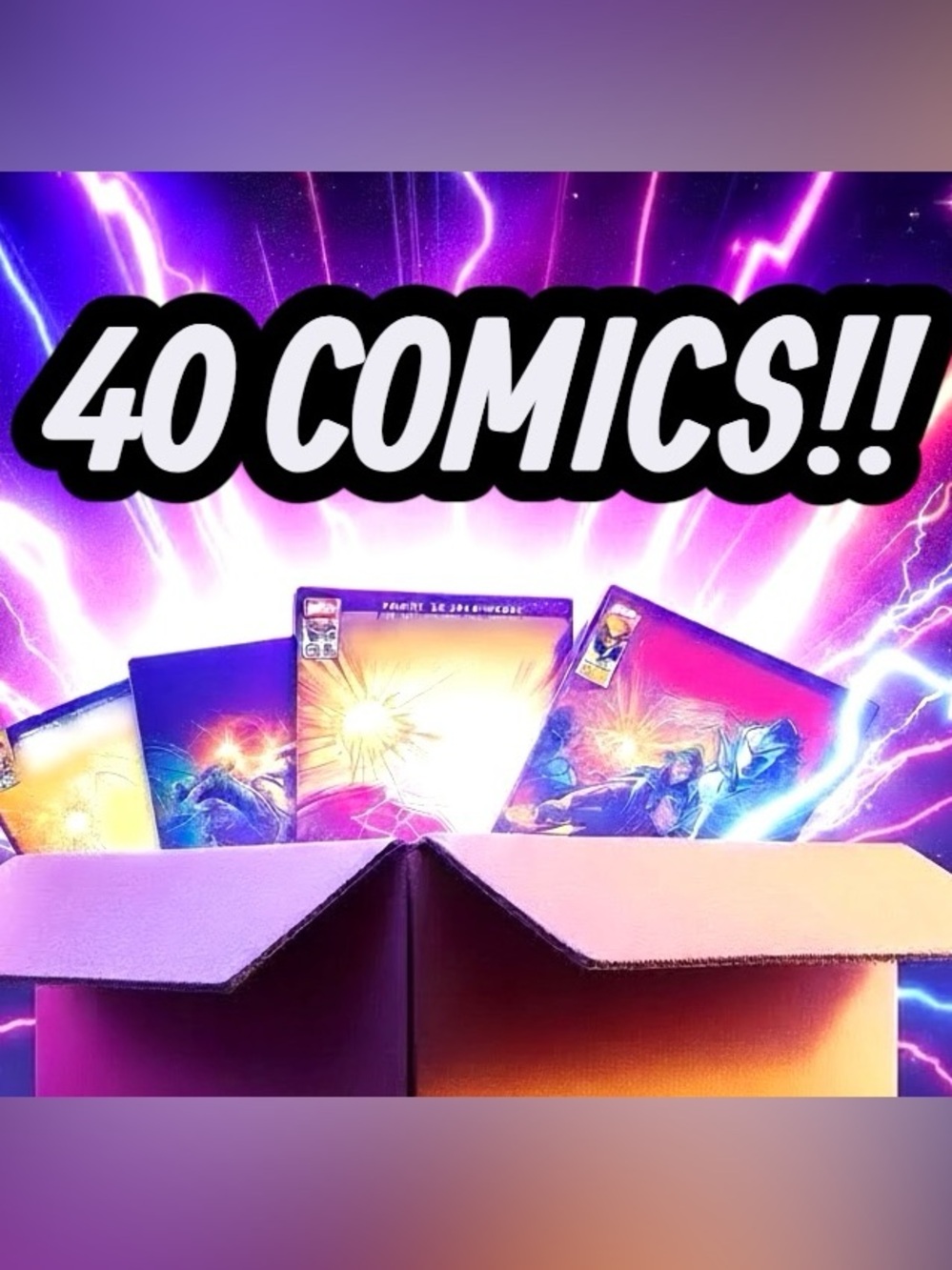 ⚡40 Comic Mystery Lot of Boxed Chaos! You NEVER Know What’s Inside